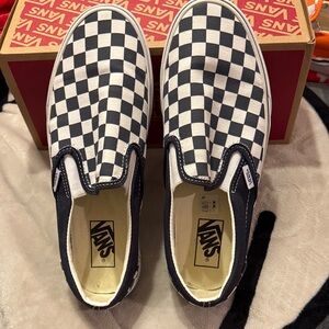 Vans Men's Classic Checkered Slip-On Sneakers